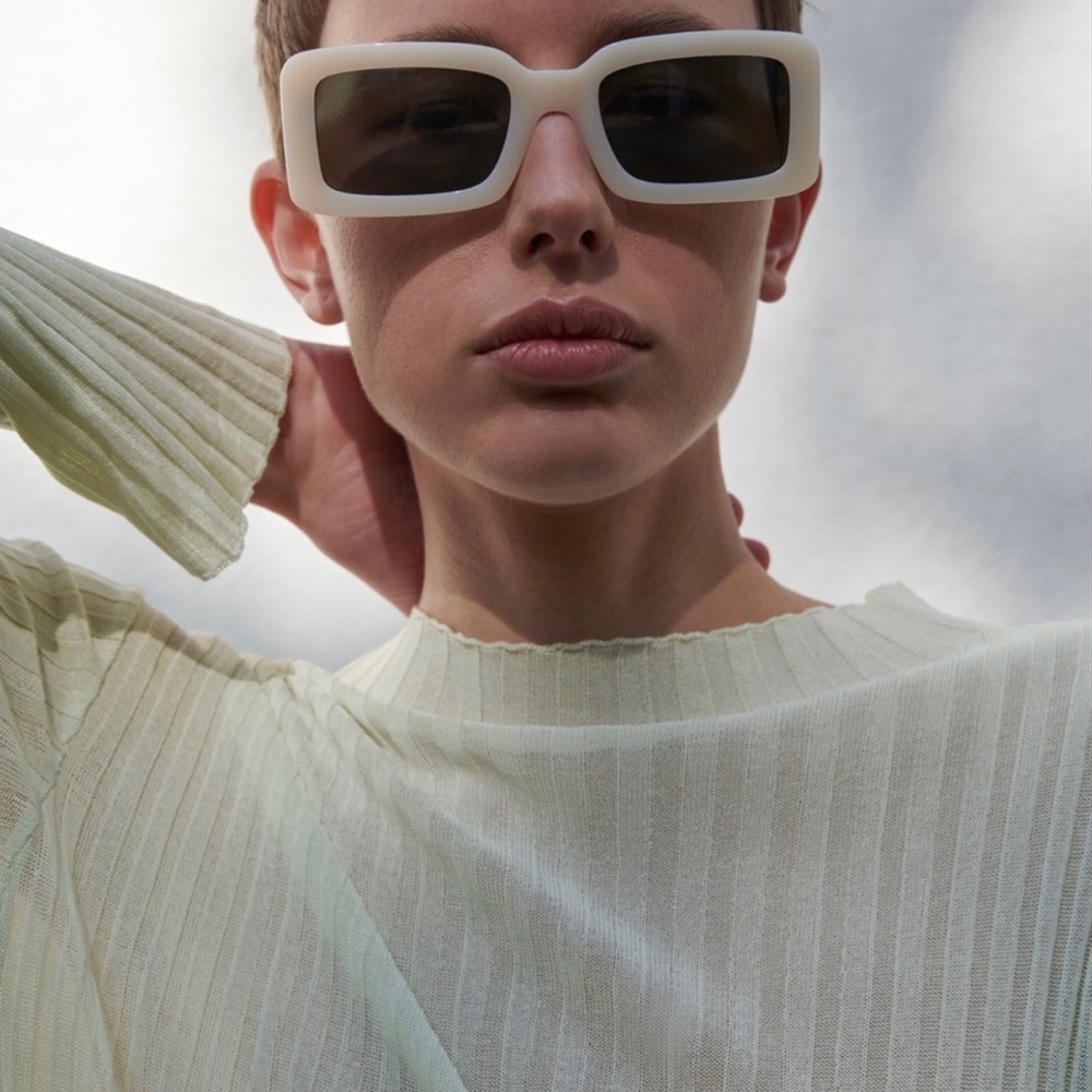 NEW Zara limited edition transparent green dress midi - Picture 3 of 9